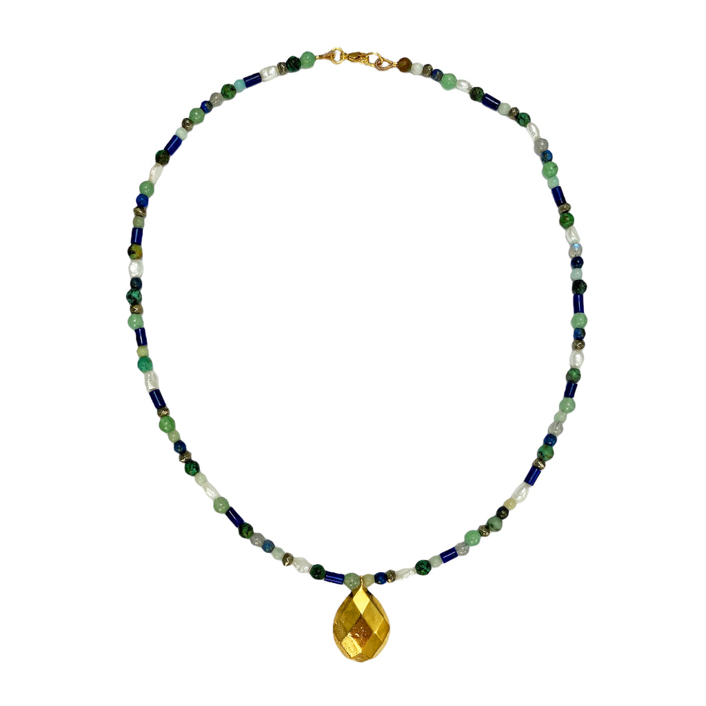 Alma Large Drop Necklace