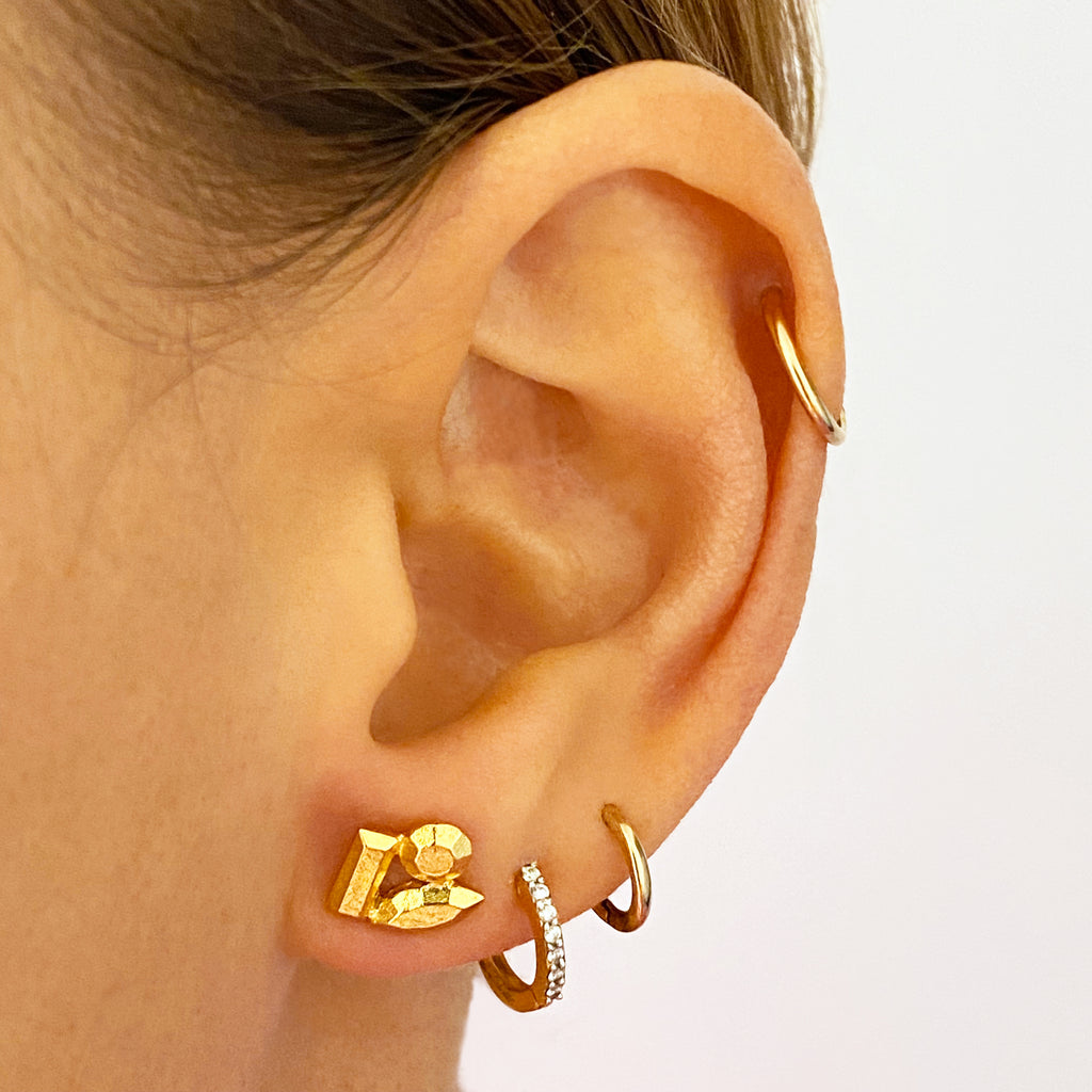 Ava Gold Studs