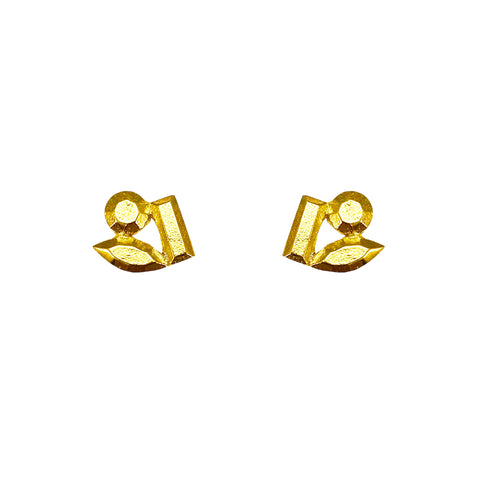Juni Studs in Gold