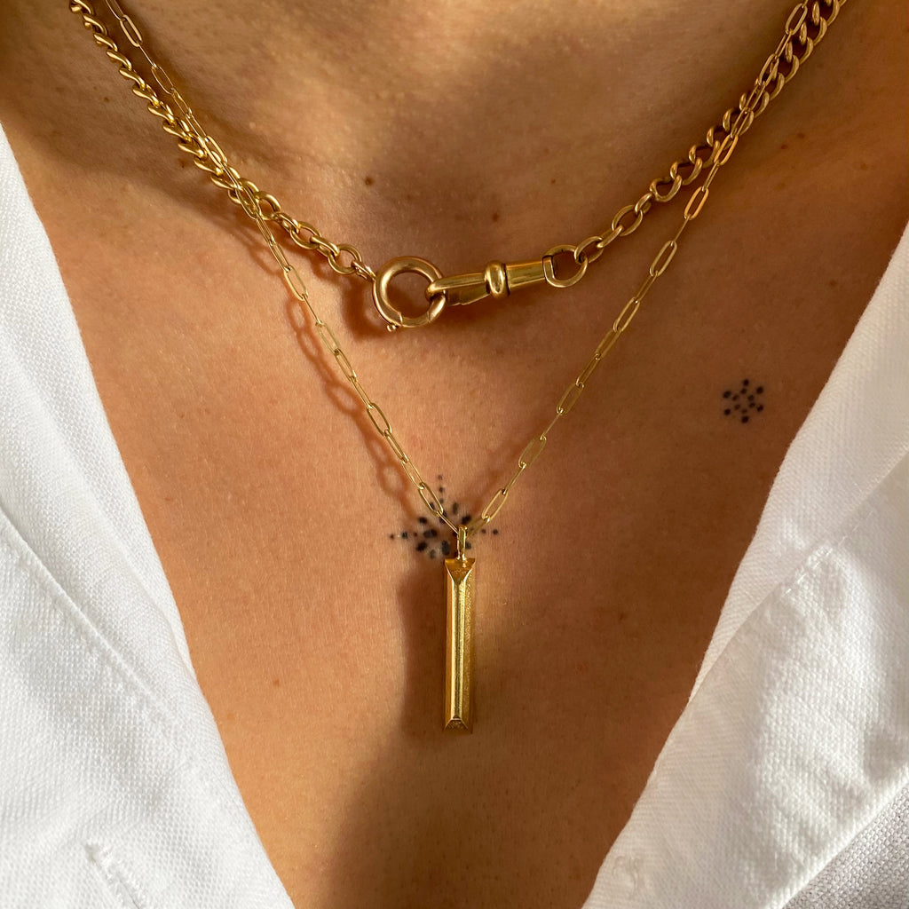 Cosmo Gold Bar Pendant