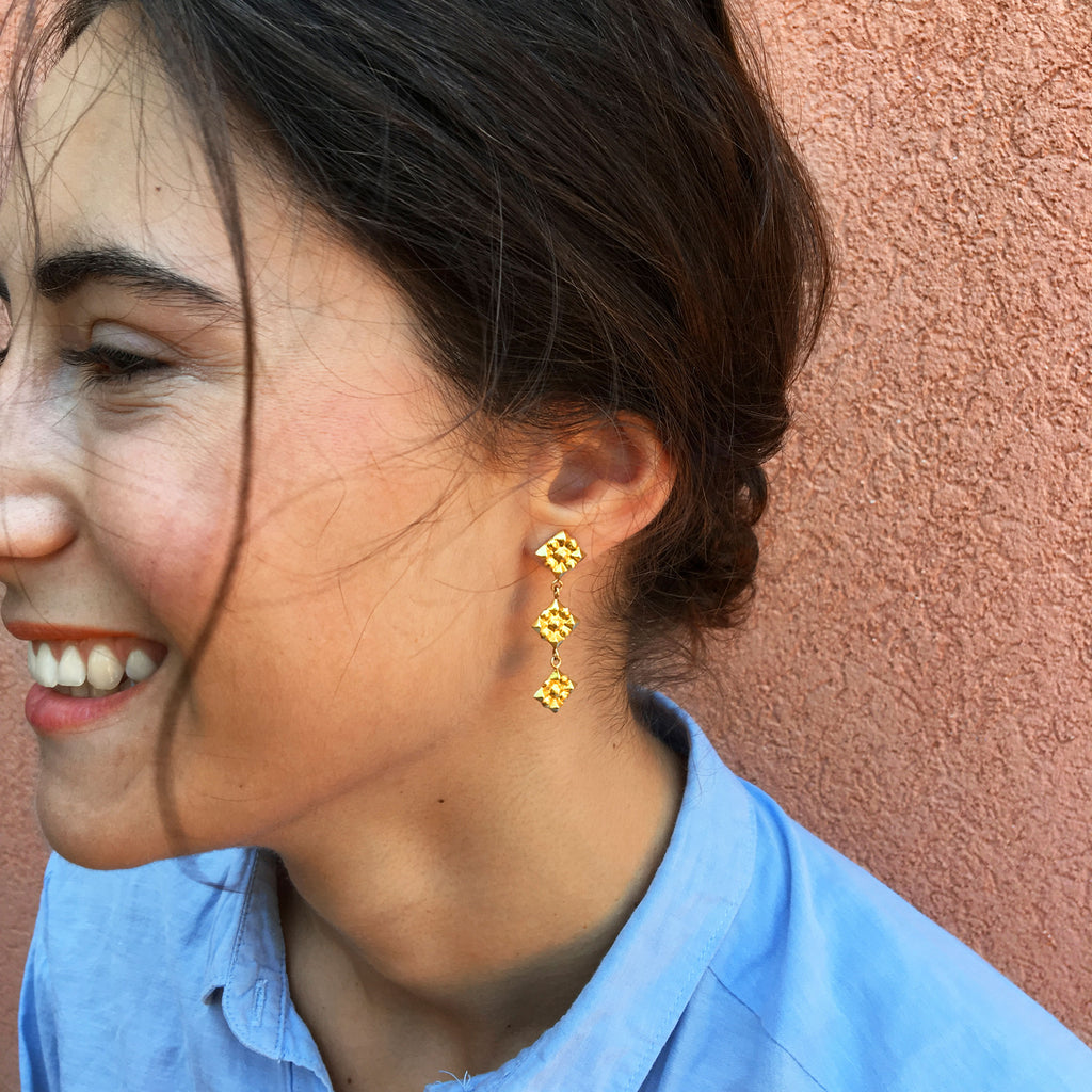 Lucia Long Earrings