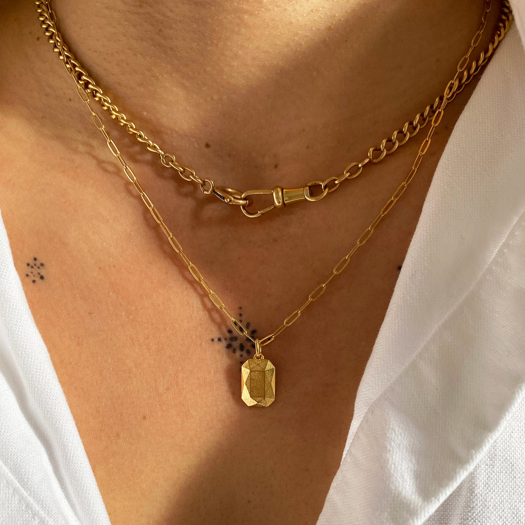 Petra Pendant in Gold