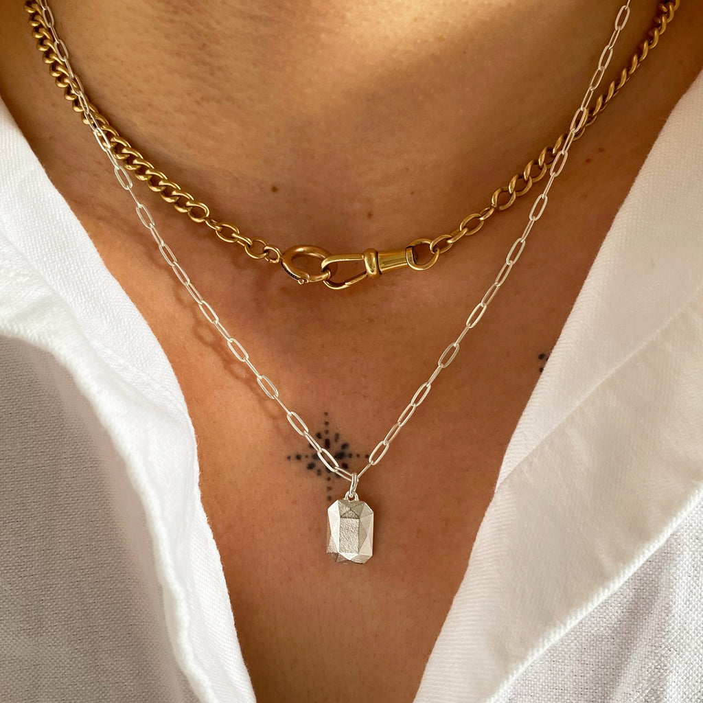 Petra Pendant in Silver