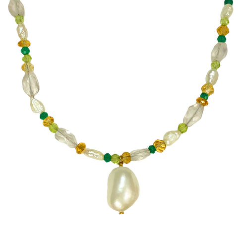 Cosmo Gold Charm Necklace