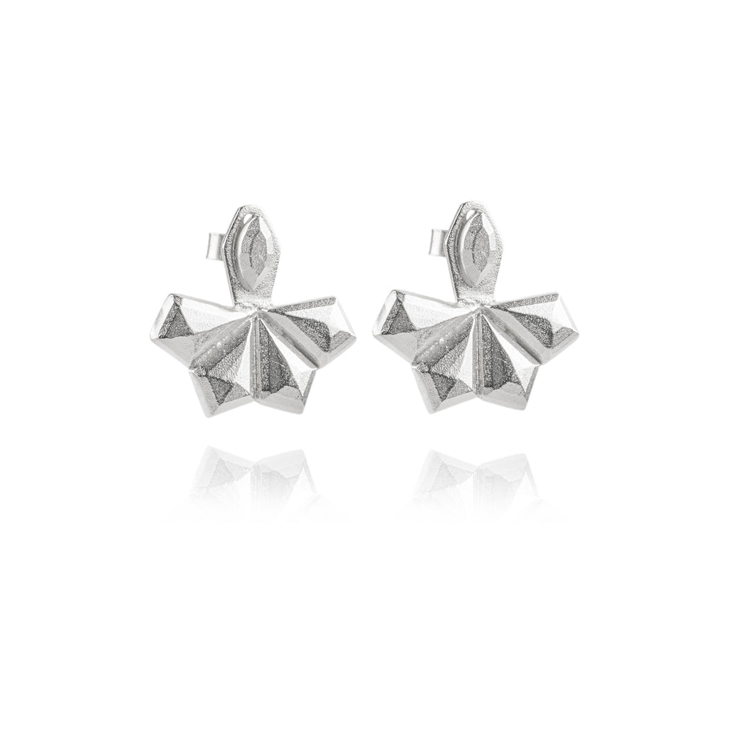 Ella Ear Jackets in Silver