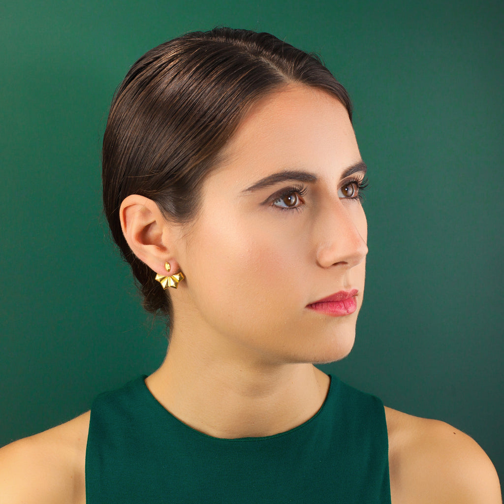 Ella Ear Jackets in Gold