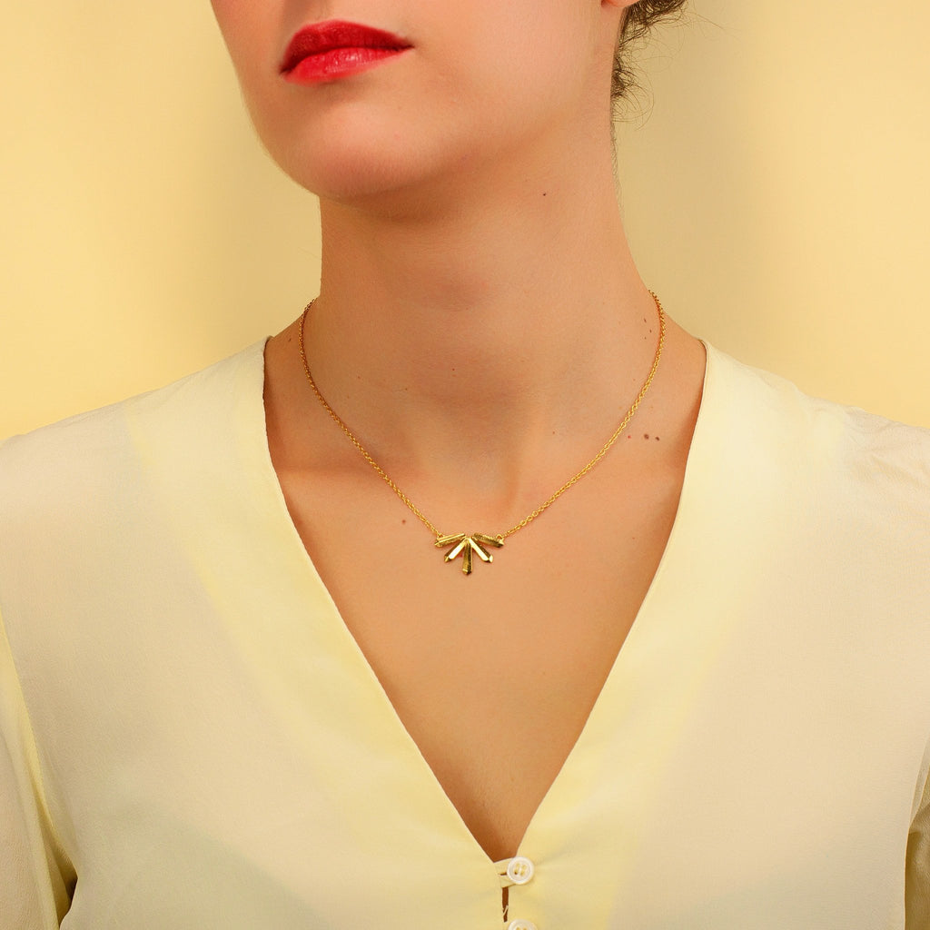 Krysta Necklace in Gold