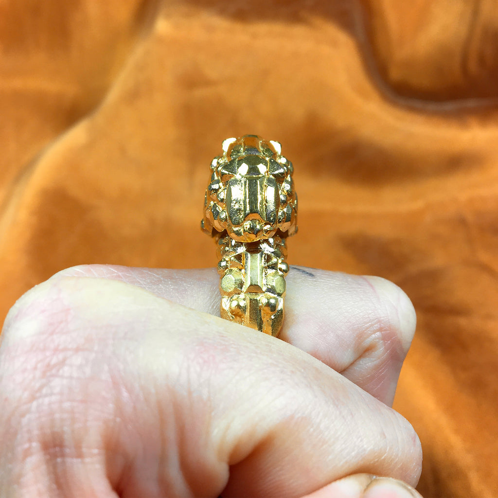 Nour Dome Ring in Gold