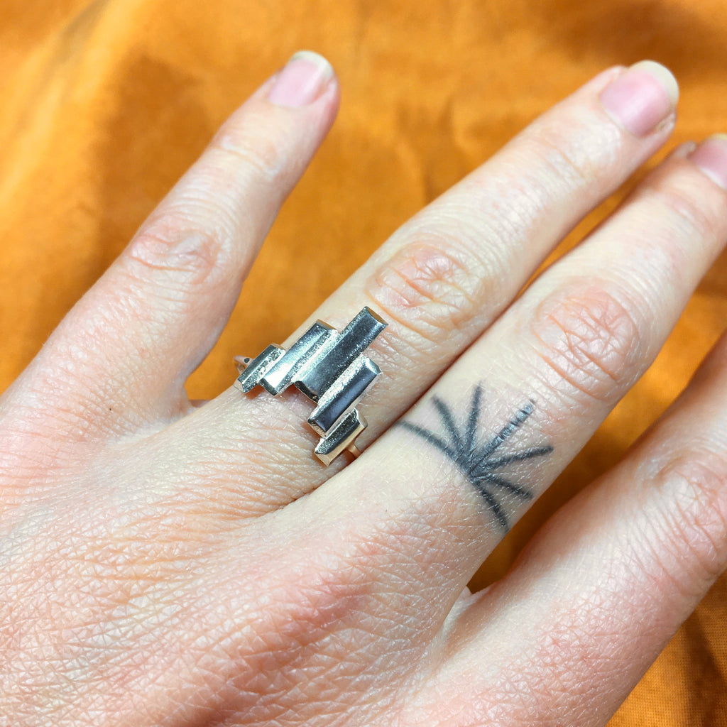 Stela Ring in Silver