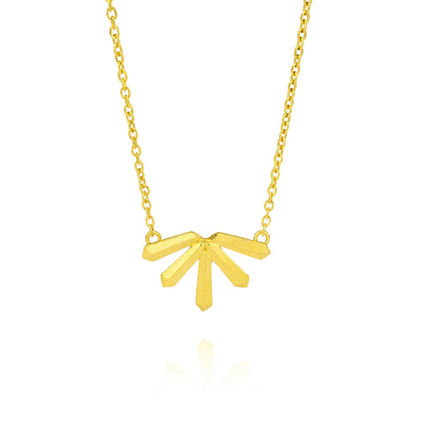 Cosmo Gold Charm Necklace