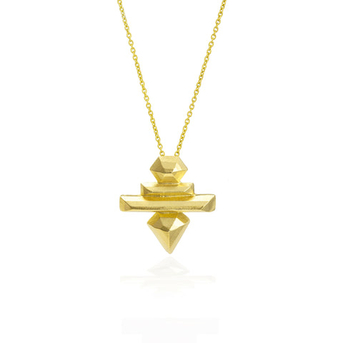 Cosmo Gold Charm Necklace