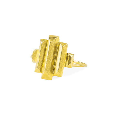 Large Lucia Ring in Gold