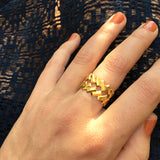 Aria Ring in Gold