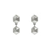 Cosmo Silver Hexa Earrings