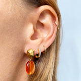 Cosmo Carnelian Earrings