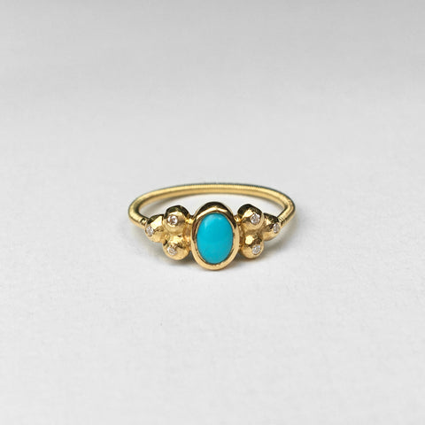 Meteor Ring in Gold