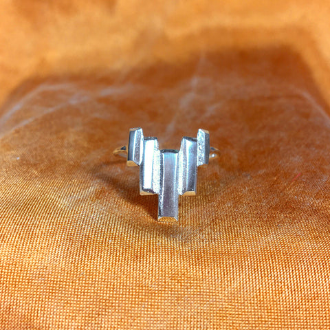 Meteor Ring in Silver
