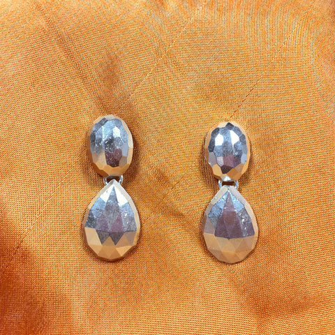 Scala Bar Earrings in Silver