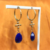 Paloma Drop Earrings with Lapis