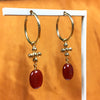 Paloma Drop Earrings with Carnelian