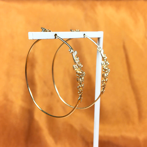 Stela Deco Earrings in Silver