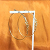 Large Carmen Hoops in Gold