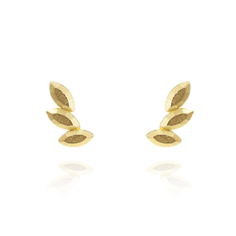 Scala Bar Earrings in Gold